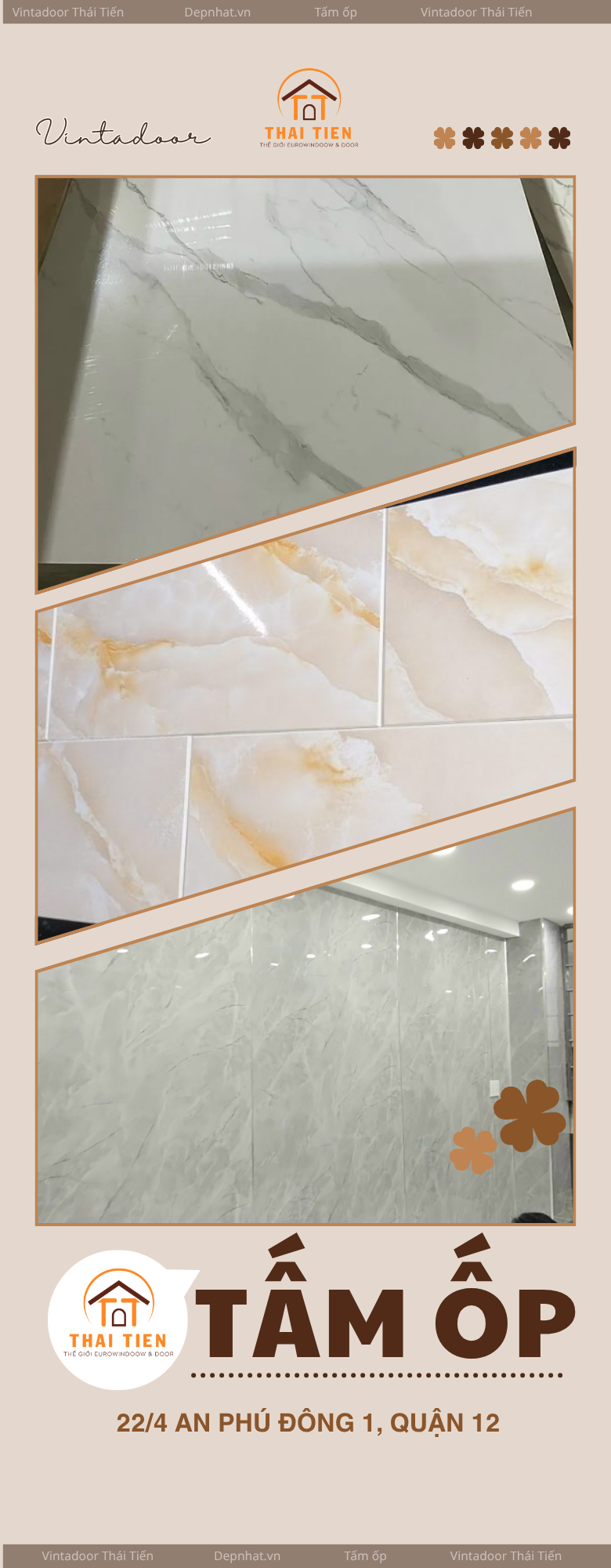 Tấm ốp nhựa giả đ&aacute; PVC