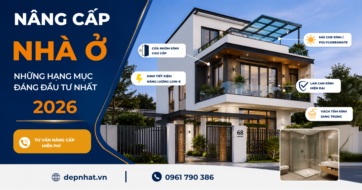 Nâng cấp nhà ở: Những hạng mục đáng đầu tư nhất 2026