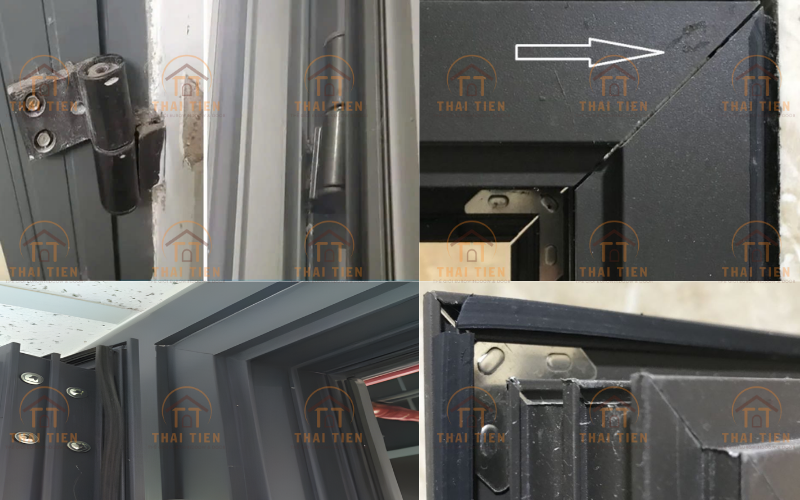 C&aacute;c sai lệch trong qu&aacute; tr&igrave;nh thi c&ocirc;ng nh&ocirc;m k&iacute;nh ảnh hưởng đến chất lượng Vintadoor Th&aacute;i Tiến