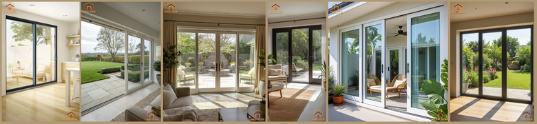 Nh&ocirc;m Xingfa 60A v&agrave; 63 th&iacute;ch hợp với c&aacute;c loại cửa xếp trượt