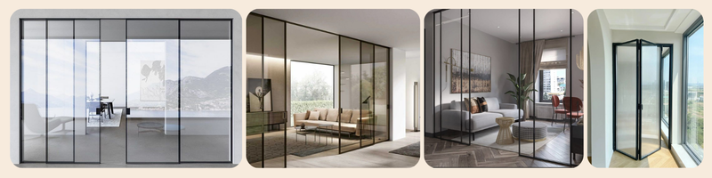 Cửa nh&ocirc;m k&iacute;nh slim