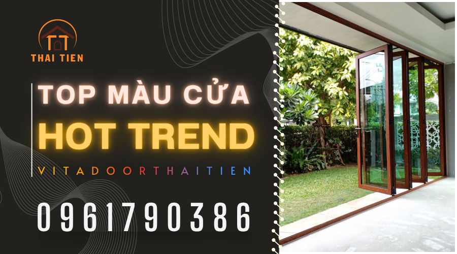 TOP MÀU CỬA HOT TREND 2026
