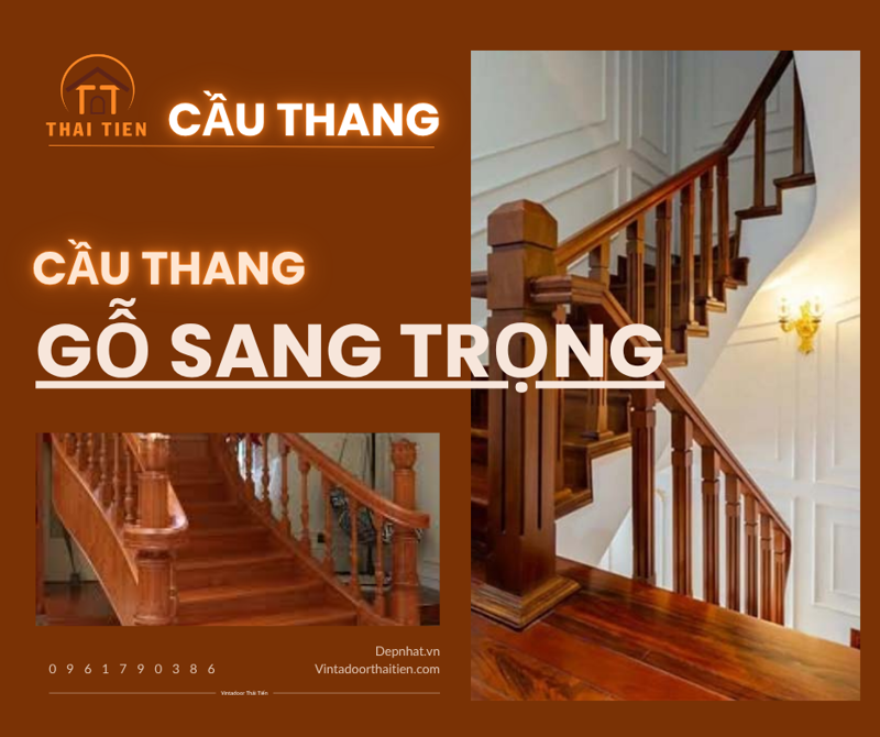 Cầu thang gỗ