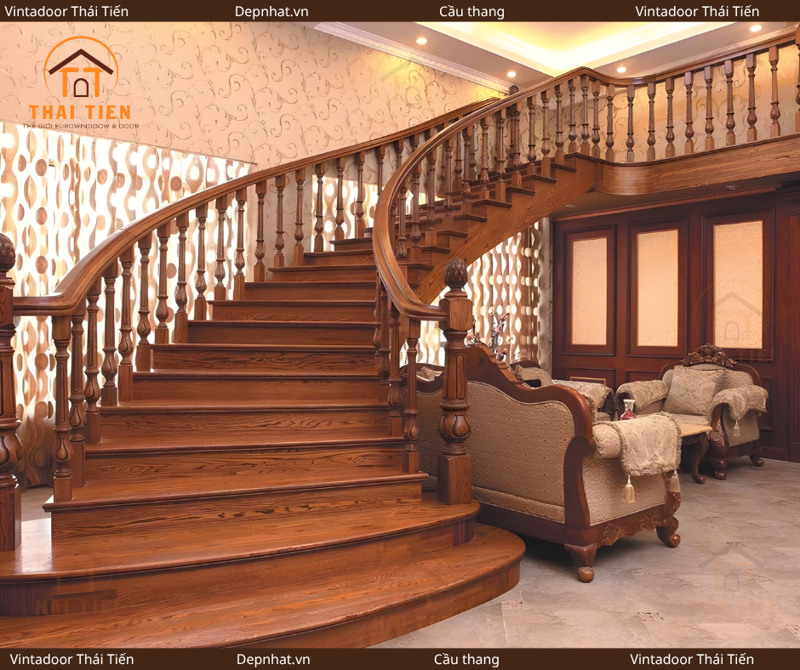 Cầu thang gỗ