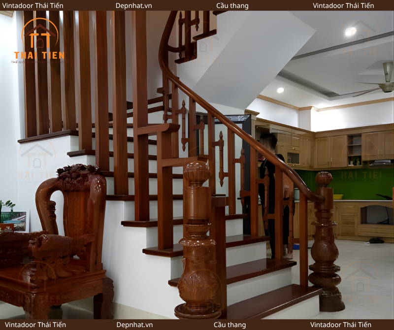 Cầu thang gỗ