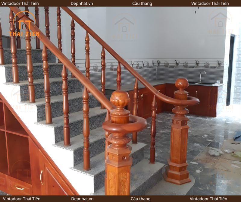 Cầu thang gỗ