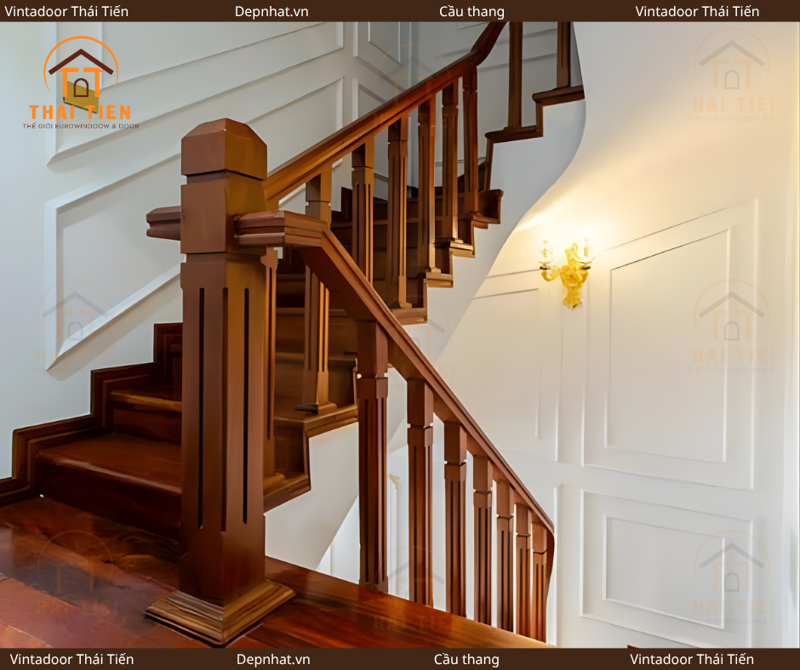 Cầu thang gỗ
