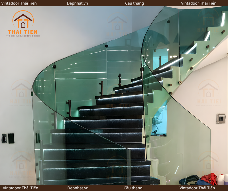 Cầu thang không tay vịn