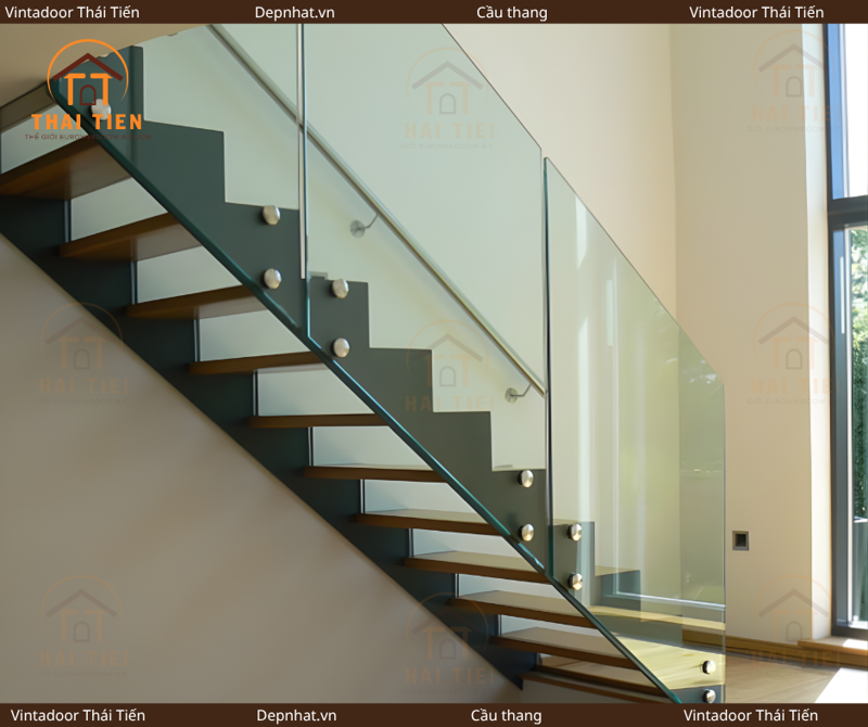 Cầu thang không tay vịn