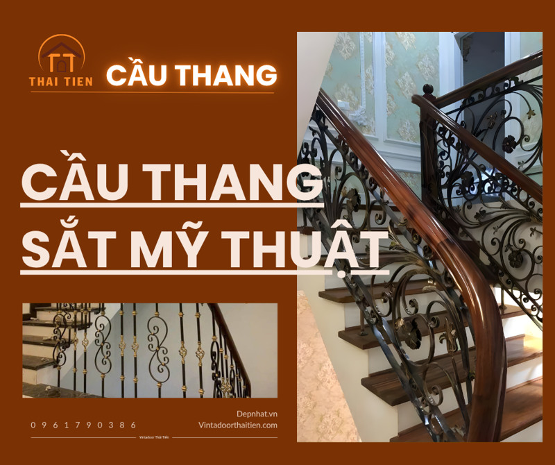 Cầu thang sắt