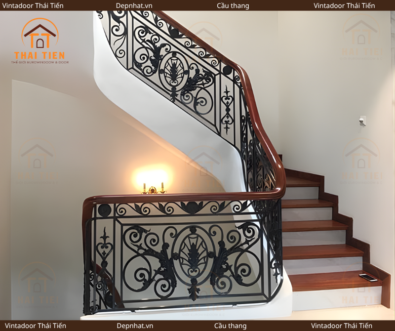 Cầu thang sắt