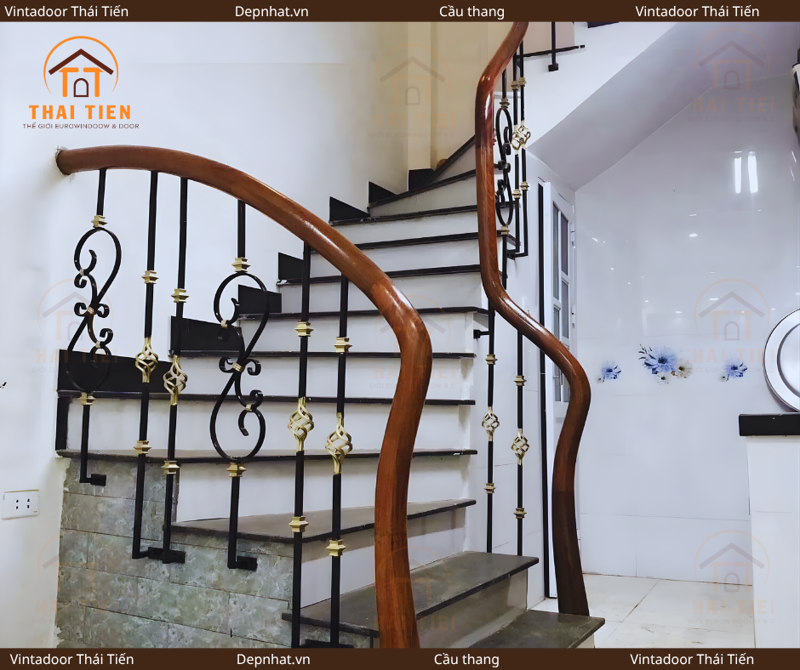 Cầu thang sắt