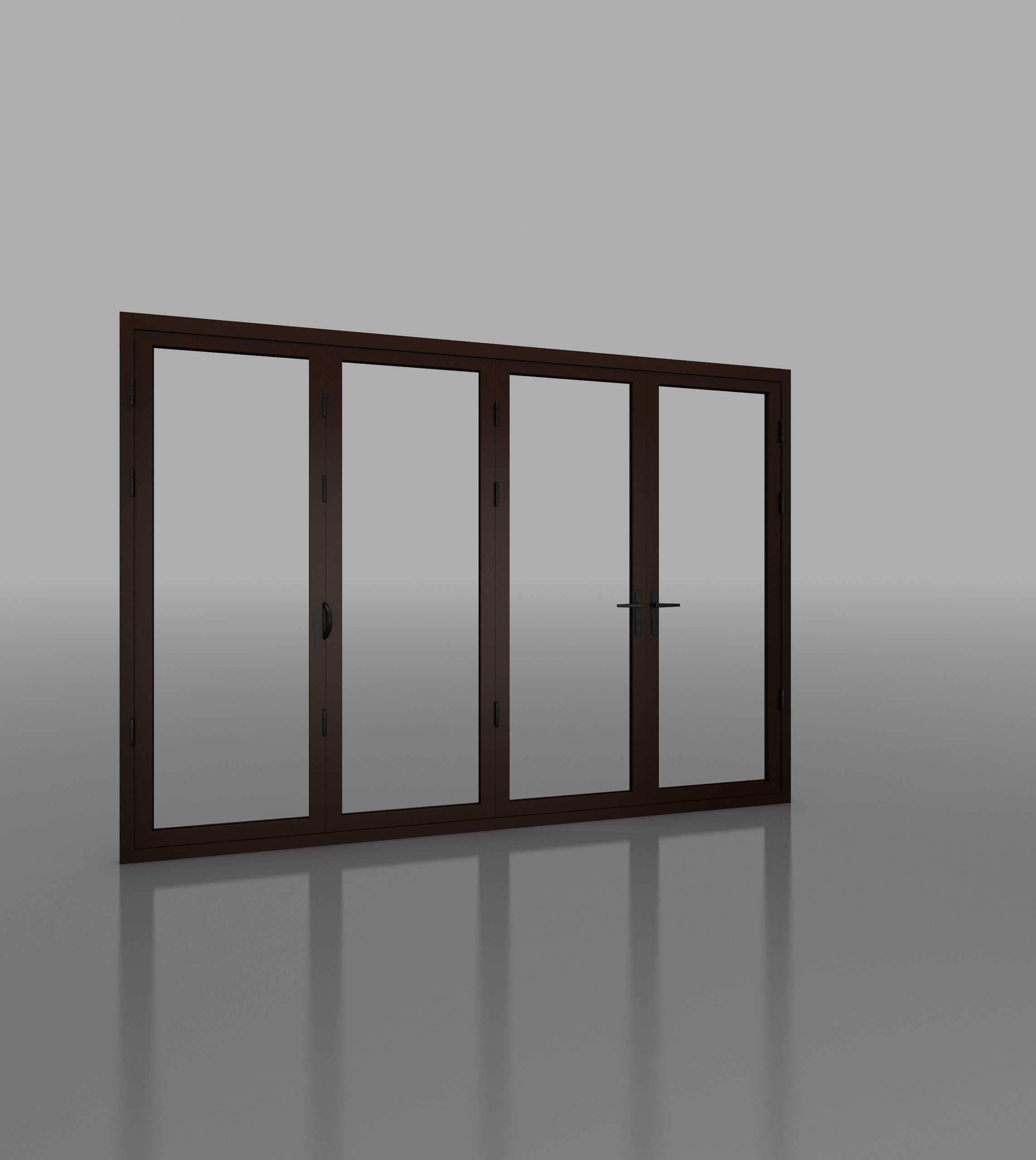 Cửa đi xếp trượt 4 cánh