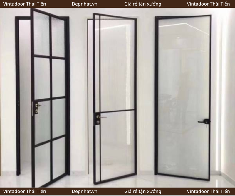 Cửa nhôm kính hệ Slim