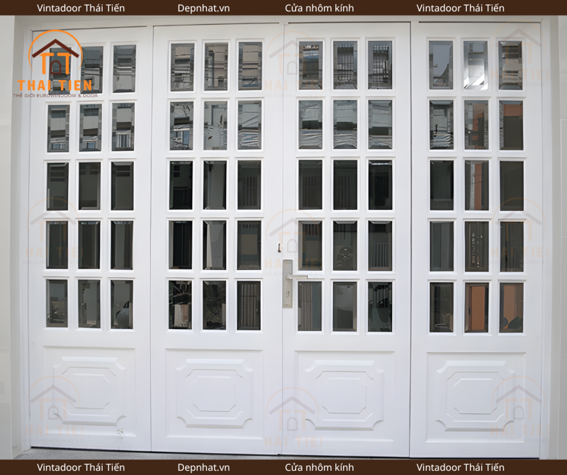 Cửa nhôm kính pano đặc