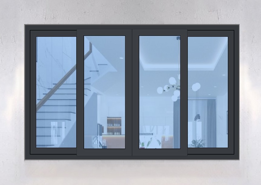 Cửa sổ lùa 4 cánh