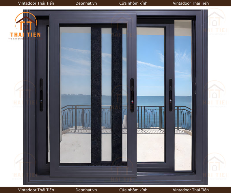 Cửa sổ mở trượt 3 cánh