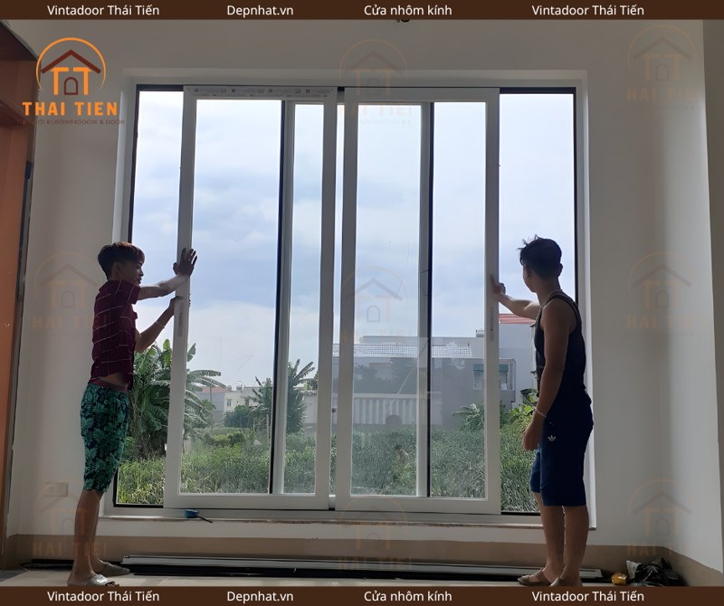 Cửa sổ mở trượt 3 cánh