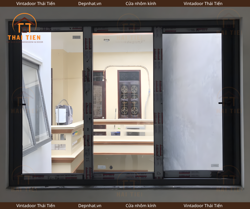 Cửa sổ mở trượt 3 cánh