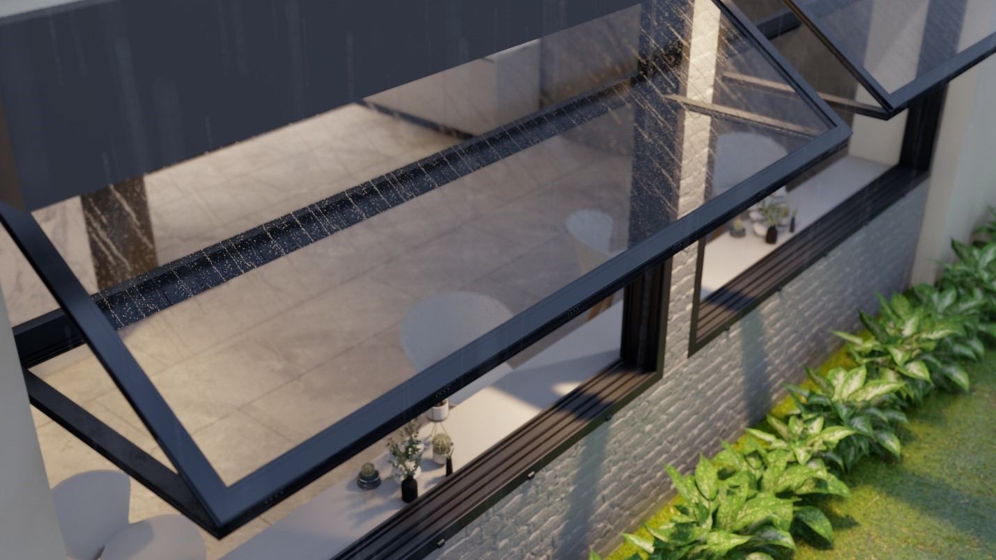 Cửa sổ mở trượt tự động