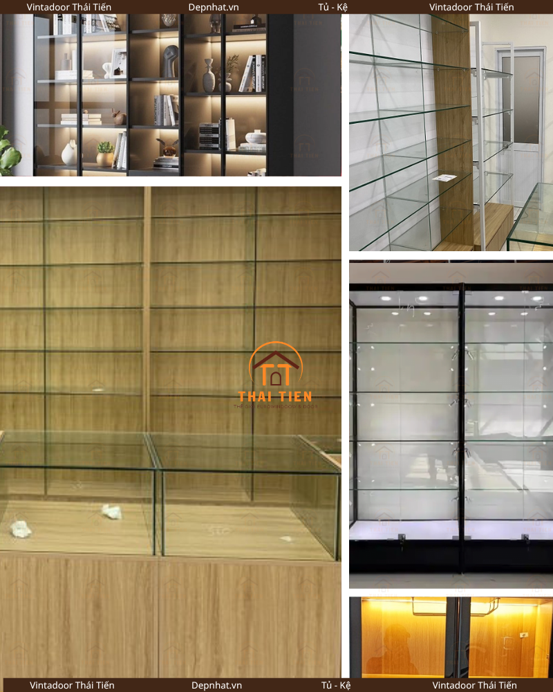 Ưu điểm thẩm mỹ của kệ kính trưng bày
