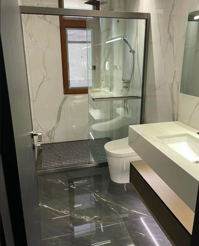 Phòng tắm kính trượt ray