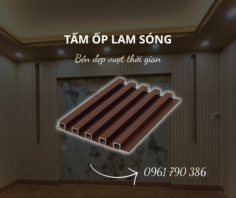 Tấm ốp lam sóng