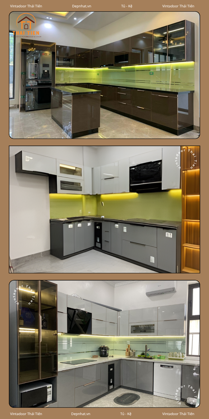 Tủ cường lực màu xanh lá đẹp