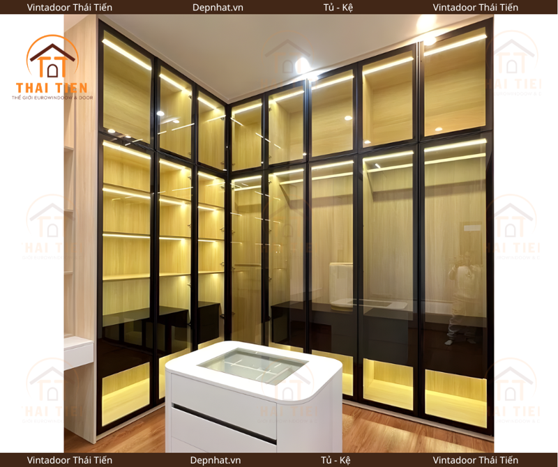 Tủ quần áo cánh kính cường lực