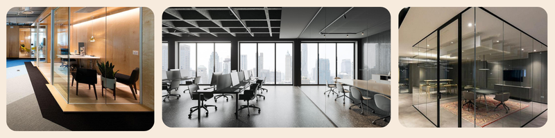 Vách kính văn phòng