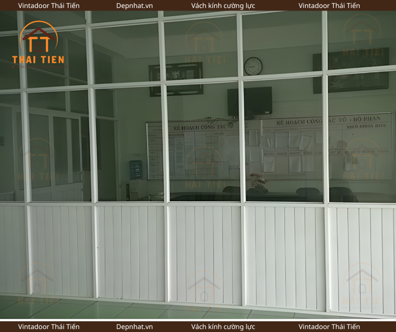 Vách nhôm kính nhà xưởng