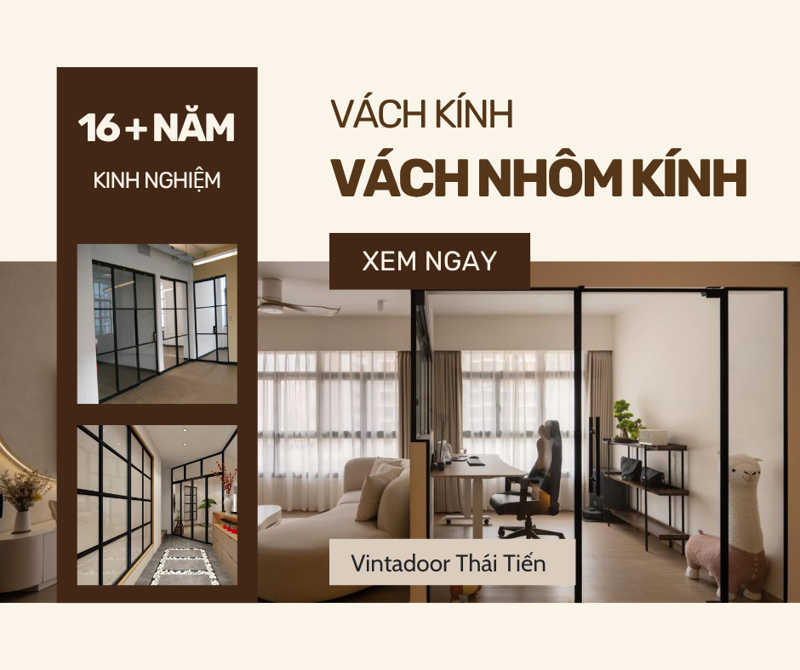 Vách nhôm kính