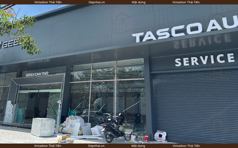 MẶT DỰNG & CỬA KÍNH SHOWROOM GEELY CẦN THƠ (TASCO AUTO) - Ảnh 3