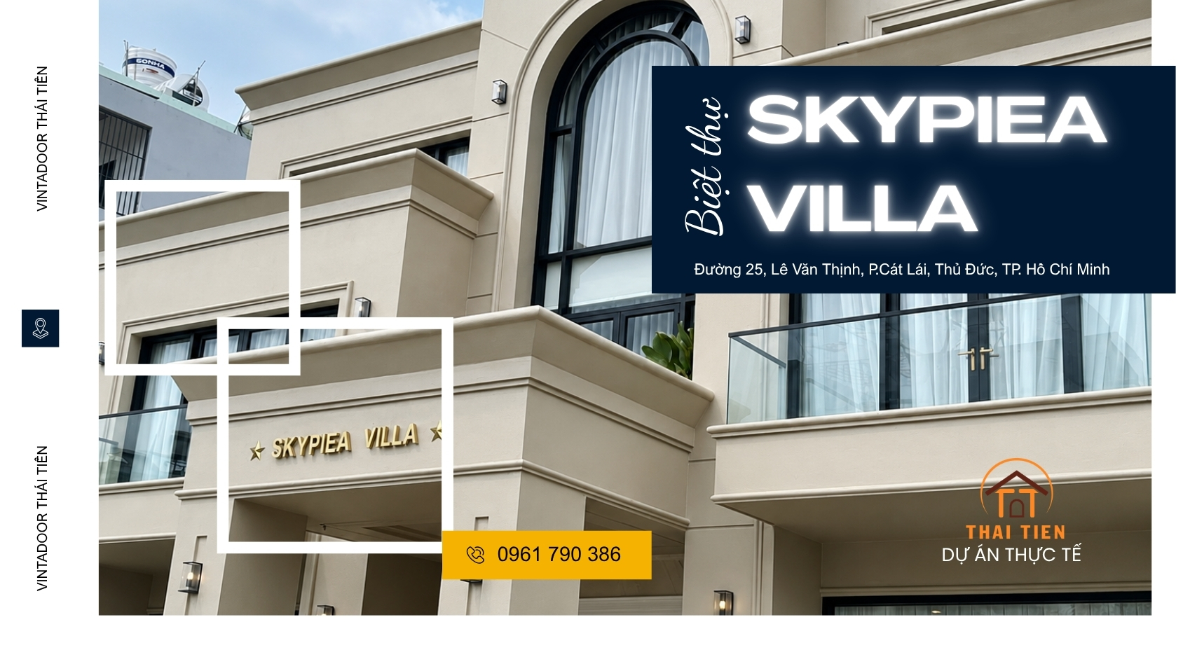 biệt thự Skypiea Villa. Đường 25, Lê Văn Thịnh, P.Cát Lái, Thủ Đức. 31/12/2022