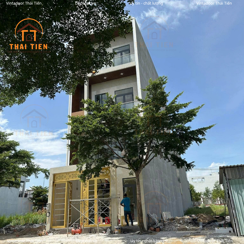 Thi công trọn gói cửa sắt nhôm kính tại Long An