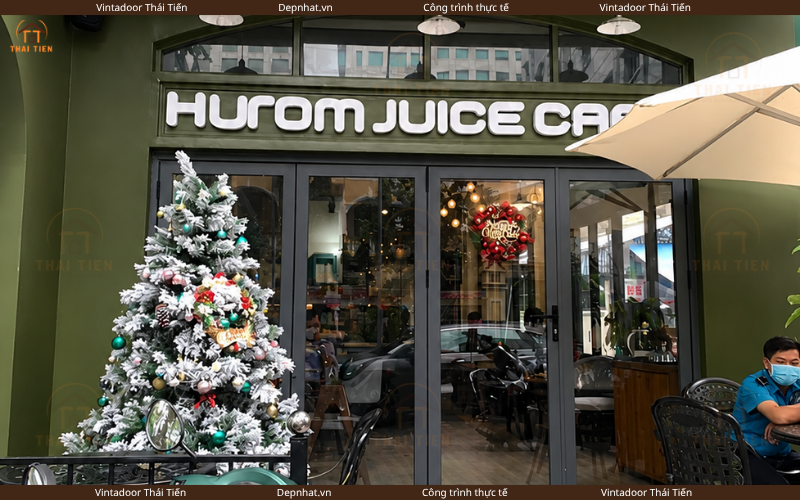 THI CÔNG TRỌN GÓI NHÔM KÍNH & SẮT MỸ THUẬT HUROM JUICE CAFE - QUẬN 3 - Ảnh 9
