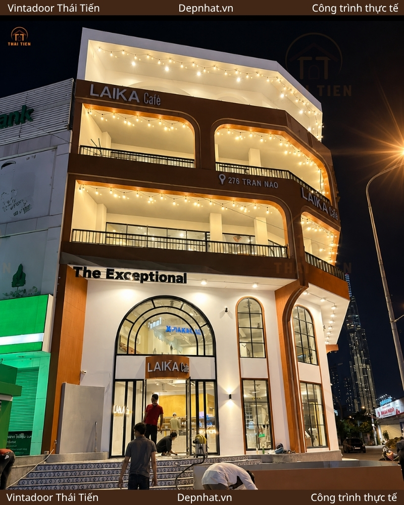 THI CÔNG TRỌN GÓI NHÔM - KÍNH - SẮT CHUỖI CAFE LAIKA – QUẬN 2 - Ảnh 5