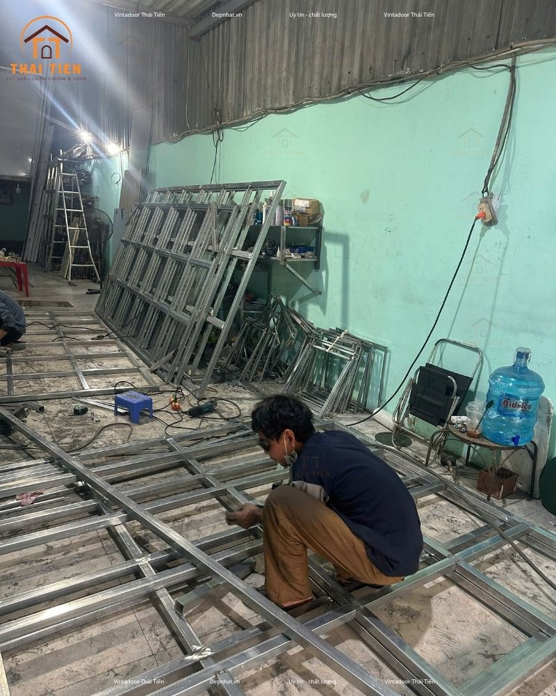 Chi tiết khung sắt hộp 40x40