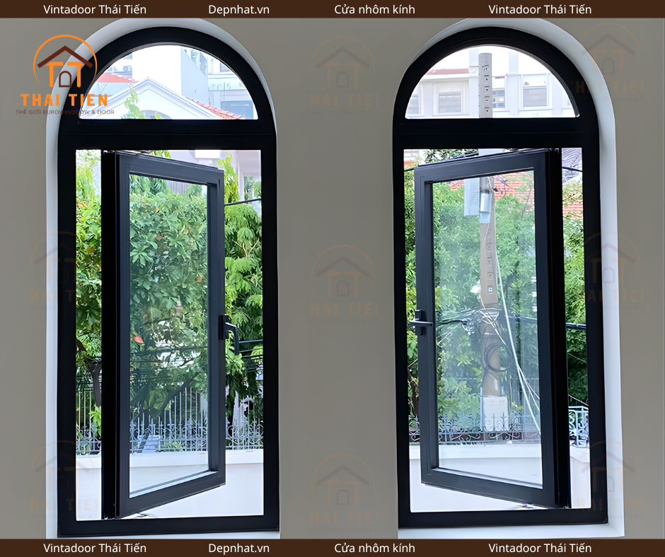 Cửa sổ 1 c&aacute;nh mở quay nh&ocirc;m Xingfa nhập khẩu ch&iacute;nh h&atilde;ng